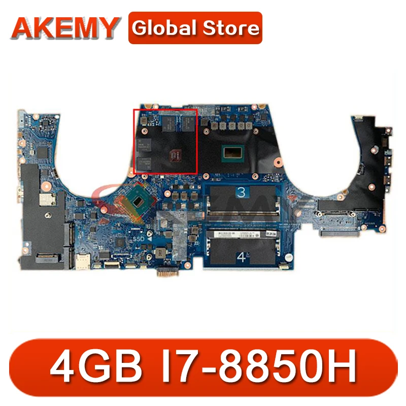 

FOR HP ZB15G5 ZBOOK 15 G5 SPS-MB DSC P2 4GB I7-8850H WIN laptop motherboard DA0XW2MBAG0 L28699-601