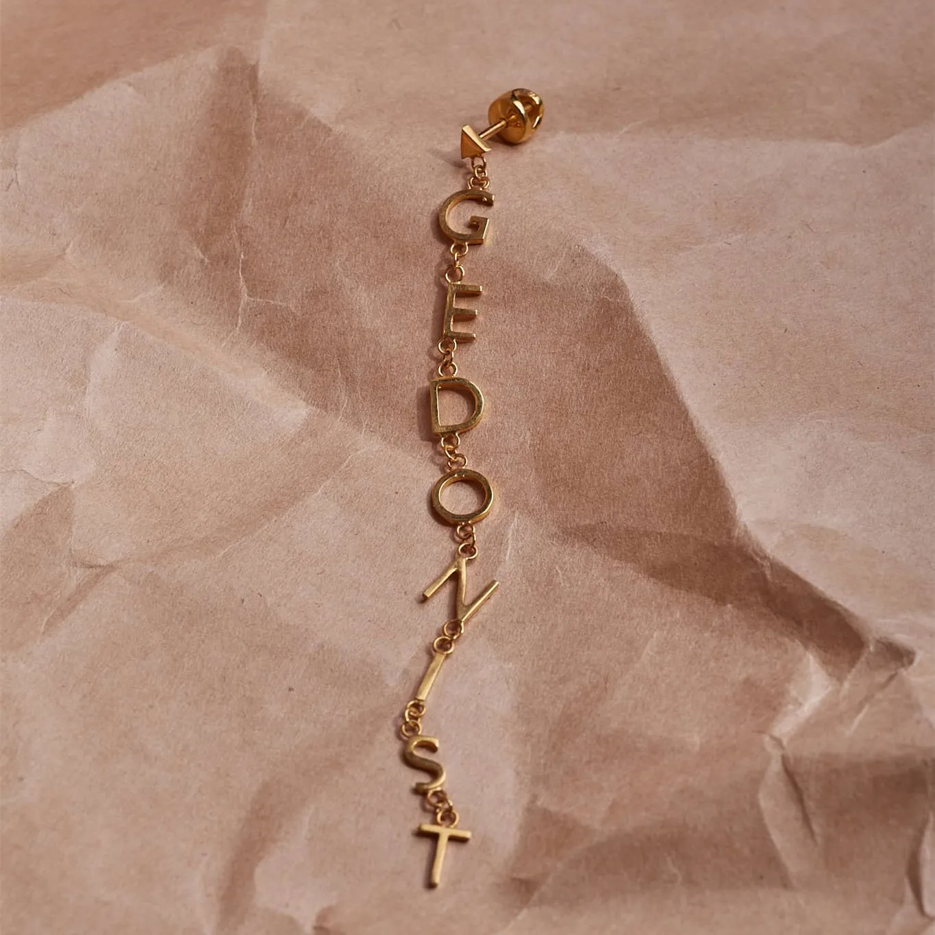 Рисунок 3 - Модные индивидуальные серьги с буквами