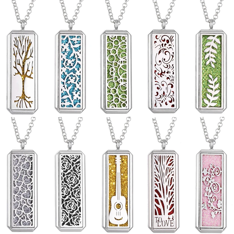 Ювелирные изделия для ароматерапии ожерелье с аромадиффузором подвеска в виде