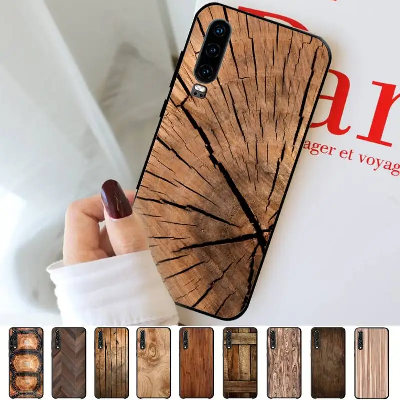 

Carved Wood Phone Case for Huawei P30 40 20 10 8 9 lite pro plus Psmart2019