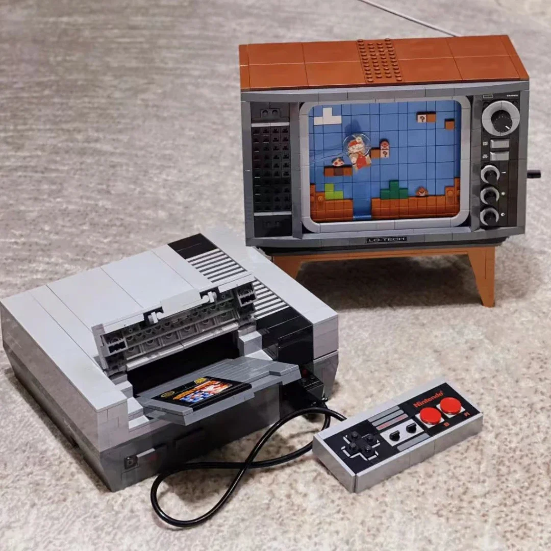 

2022 Новинка 71374 консоль видео компьютерная система Icions Модель Строительный комплект блоки кирпичи игровой набор игрушки для детей подарок