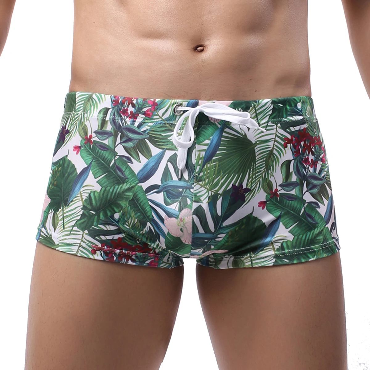 

Sexy Men Swimsuit Printed Boxer Shorts Swimwear Panties Sexy Swimming Bikini Shorts Men Surf Board Beach Surfing Swim Gay Trunks