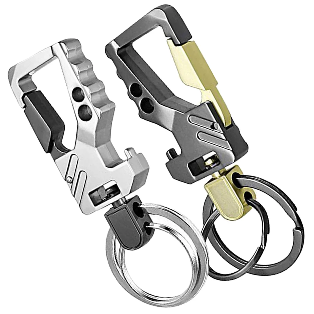 

Key Clip Keychain Quick Holder Carabiner Release Ring Opener Car Bottle Duty Heavy Backpack Hook Anti Clasps Released Edc Lost
