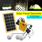 Комплект генераторной панели на литиевой солнечной батарее, маленькая домашняя система, 3 светодиодный ных лампы, энергосберегасветильник льник с солнечной батареей