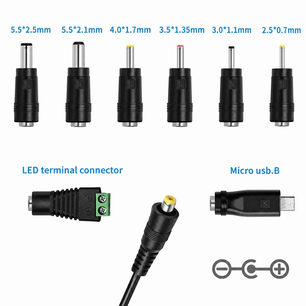 Многофункциональный универсальный адаптер питания 30 Вт с USB-портом, вход 100-240 В, для американских вилок, зарядное устройство ACDC (art.: 3920dbeccd62a) - 3920dbeccd62a