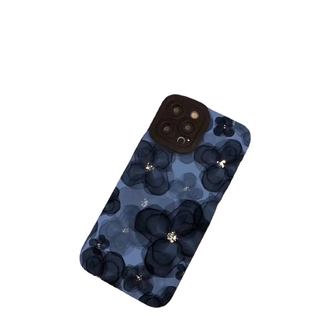 All Inclusive Black Pupil Eye Camellia Drop Phone Case For iphone14 13 12 11 Pro Max X XS  XR 7 8 Plus Fashion New Products