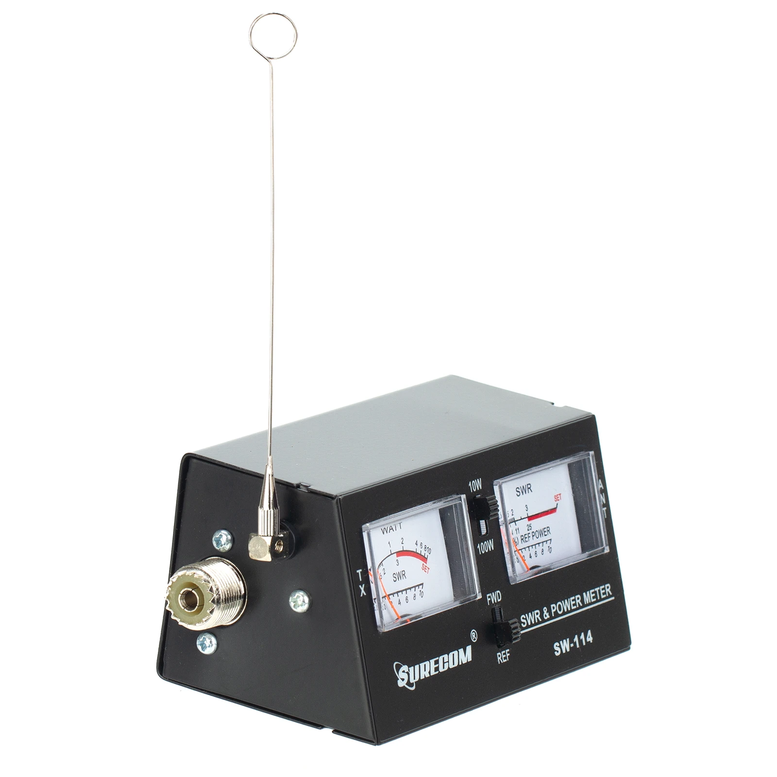 Portable Frequency Counter Meter for Surecom SW-114 SWR/RF/Field Strength Test Power Meter for Relative Power 3 Function Analog