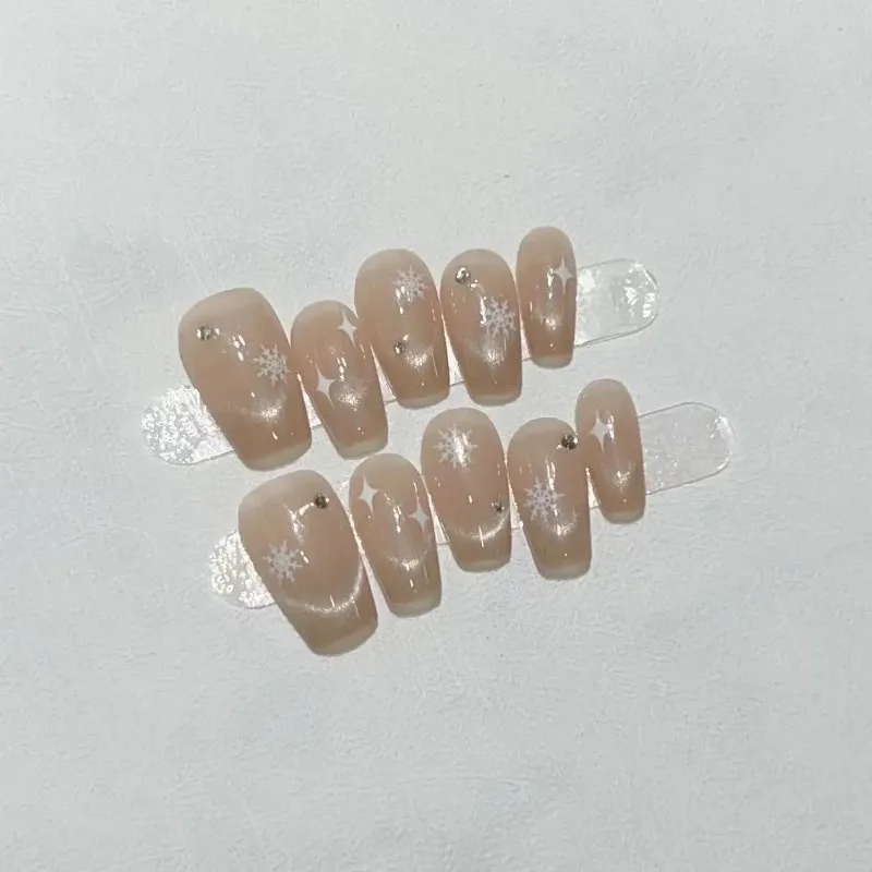 10 шт./набор накладные ногти с полным покрытием