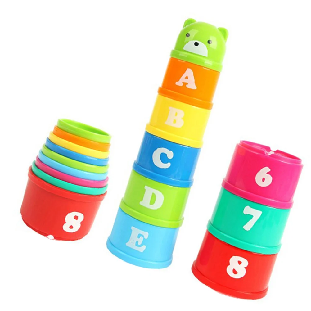 

1 pcs Stacker Exquisite Folding Educational Stacker for Children