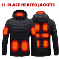 winter warm usb mens heating jacket smart thermostat hooded heated clothing waterproof warm jackets 458911 areas heatin