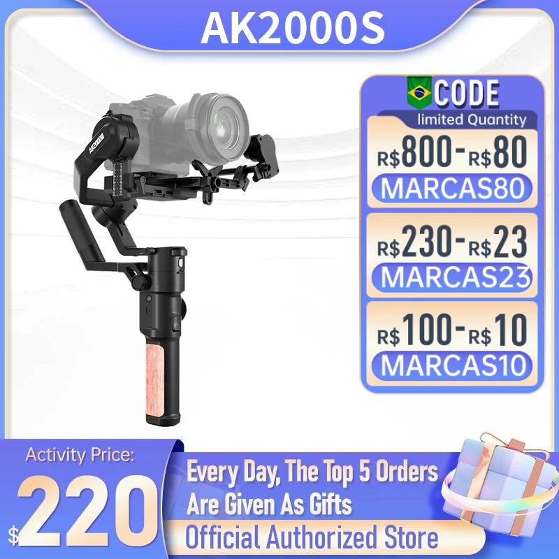 Стабилизатор FeiyuTech для зеркальной фотокамеры, 3-осевой карданный подвес для профессионального видео, для Canon, Sony, Panasonic, Fujifilm, Nikon и т. Д.