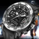 FOXBOX Men Watch Waterproof Wristwatch Alarm Watches Mens Sport Dual Display Watch Digital Watch for Men Relogio Masculino+Box Other Image
