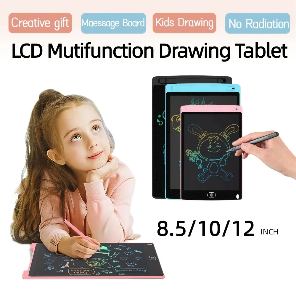 

New in 8.5/10/12inch Eva Electronic Drawing Board Toys For Children Educational Painting LCD Screen Writing Tablet Baby Toys