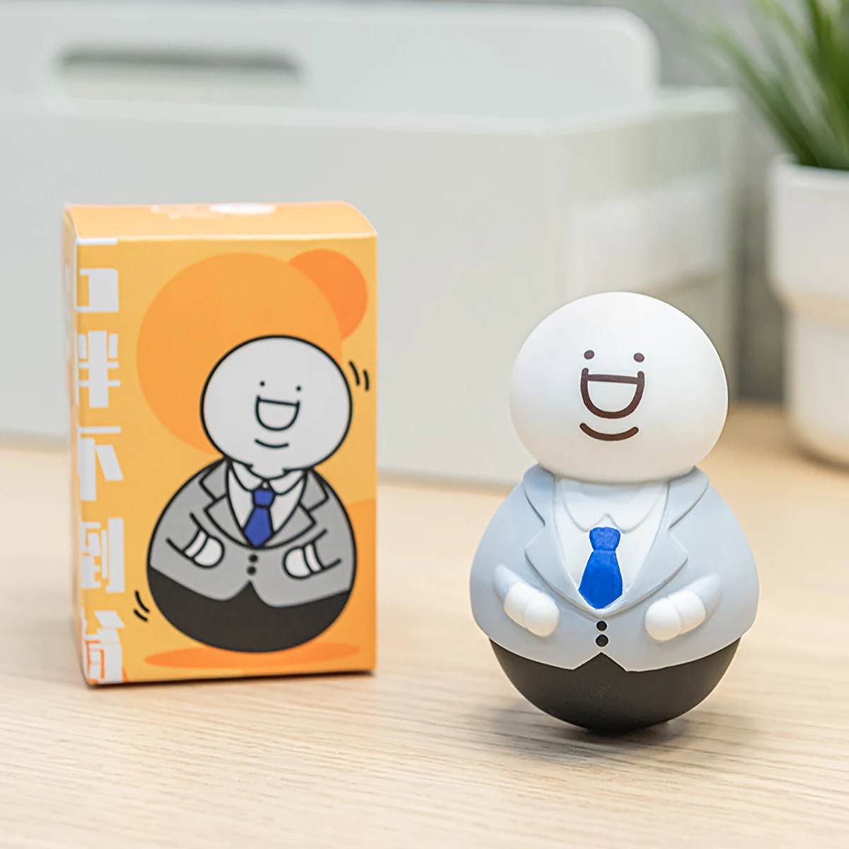

New Type of Desktop Ornament Boss Fat G Tumbler Funny Cute Model Office Desk Decoration Resin Figurine Toy