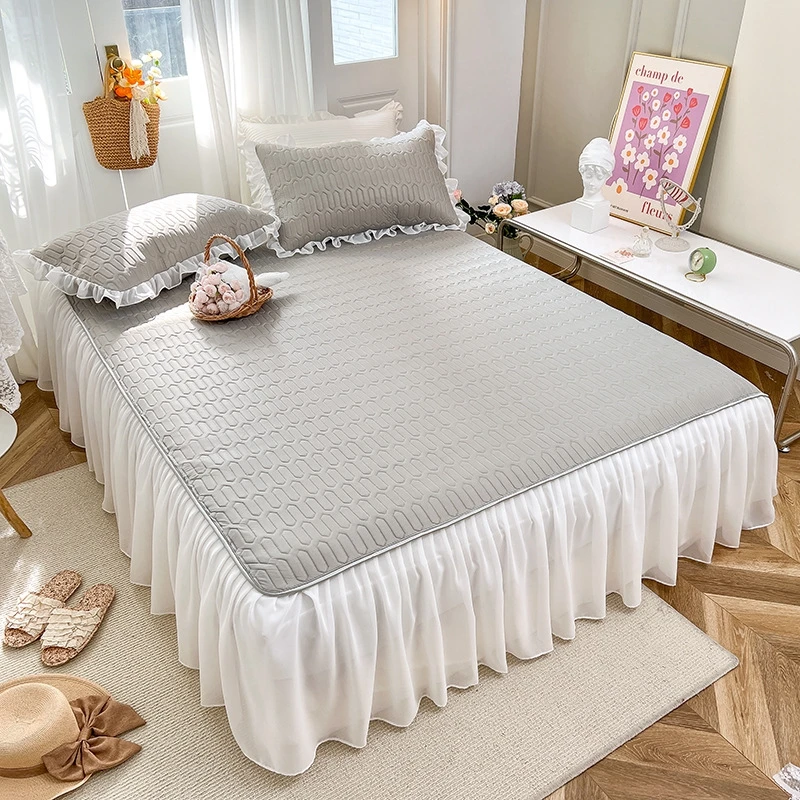

Summer Cool Latex Sleeping Mat Easy-to-clean Matress Cover Adult Kids Breathable Bed Sheets Folding Portable Bed Protection Pad