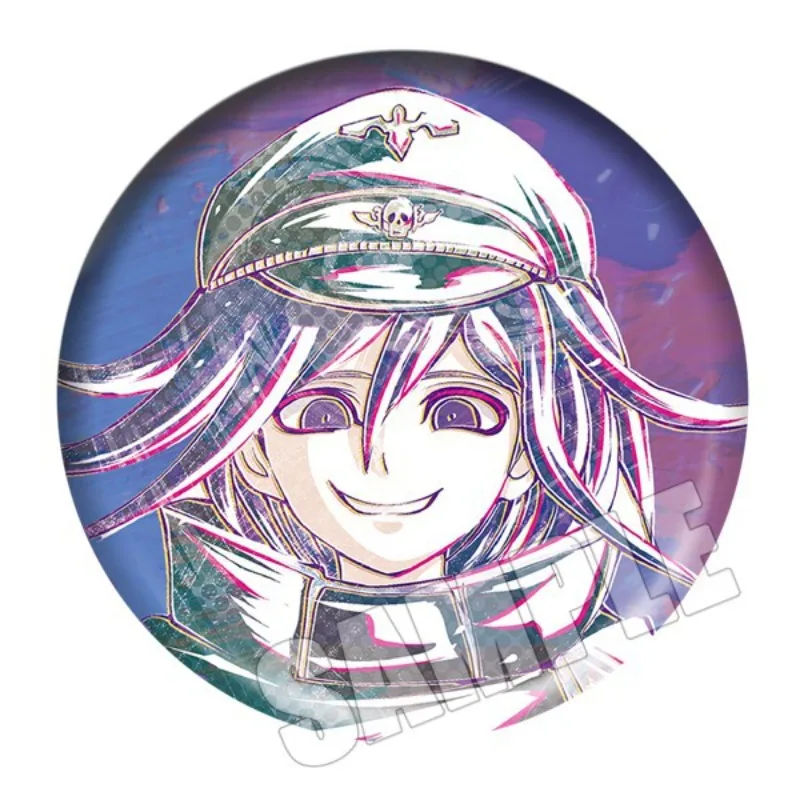 Фото Новая аниме-брошь Danganronpa V3 (58 мм) с Кокичи Омой, значок для косплея, аксессуары для аниме, подарки на день рождения №2