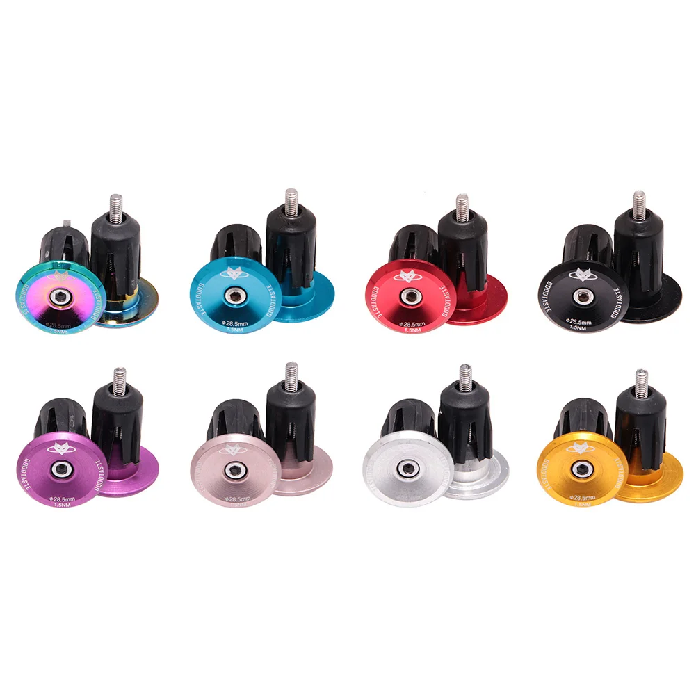 

Bicycle Handlebar End Plug Aluminum Alloy Lock MTB Bike Handle Bar Grips Cover Cap Ultralight Cycling Bar End Cap Part Accessory