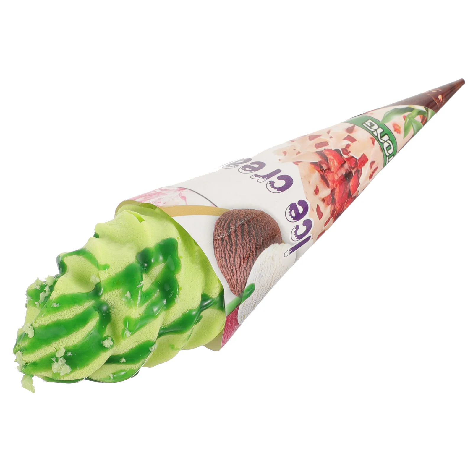 

Ice Cream Model Fake Cone Toy For Kids Kids Pretend Play Toy Toys Adornments Dessert Decorate