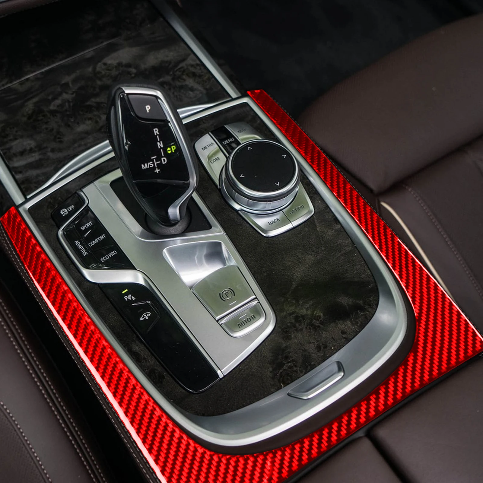 Для BMW 7 серии G11 G12 2015-2022 углеродное волокно внешняя боковая панель переключения