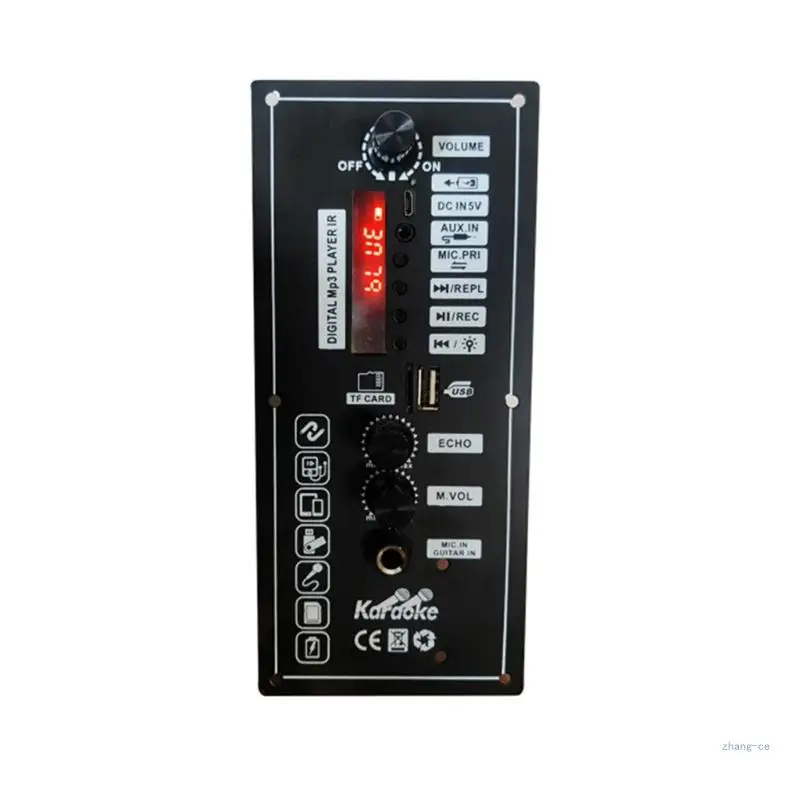 M5TD 3 7 В плата усилителя мощности звука Поддержка MP3 USB-плеера и дисплея TF-карты для
