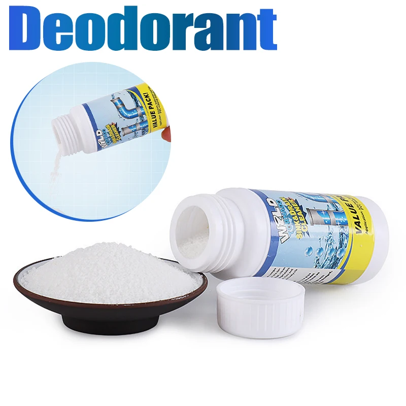 

Pipe Dredge Deodorant Portable Fast Kitchen Sink Bathroom Toilet Pipe Cleaner for Sewer Dredge Pipe Stain Removing A1