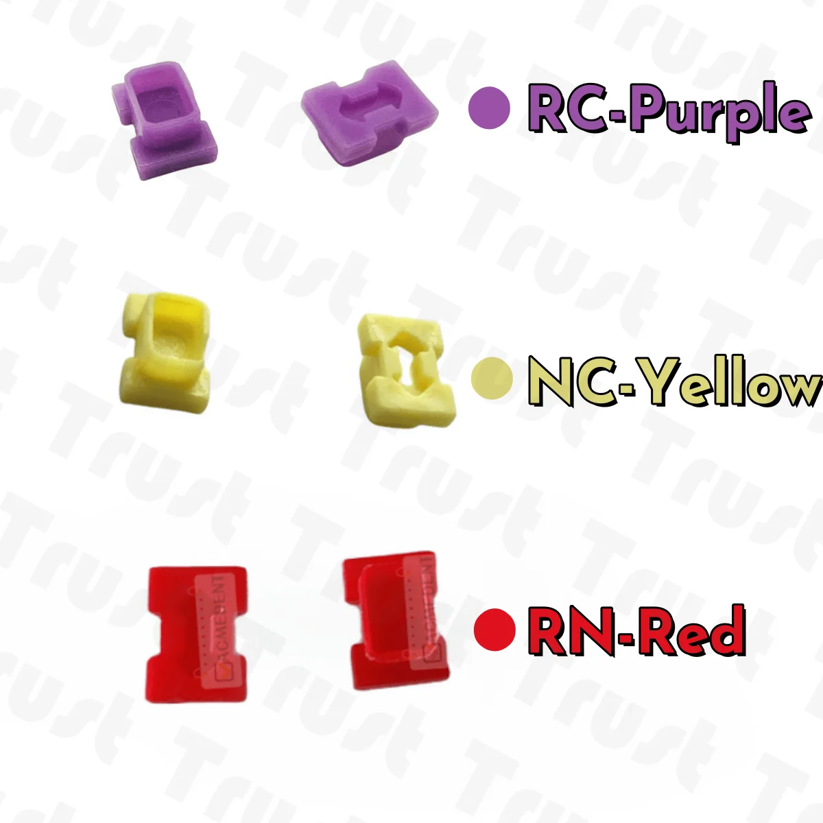 20 шт. стоматологические колпачки пластиковые закрытый лоток оттискное