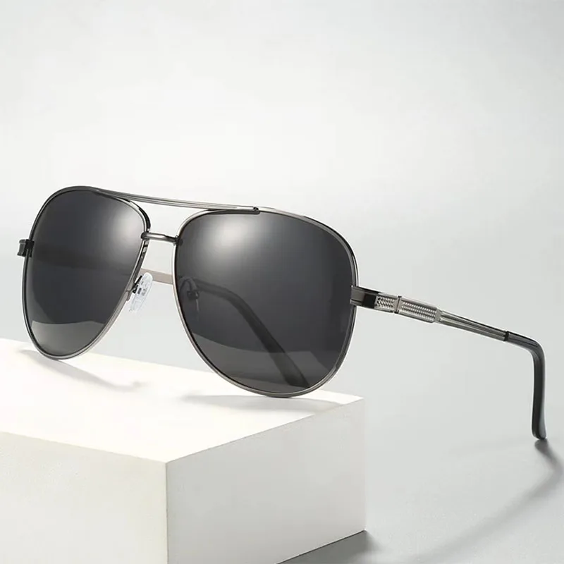 

New Men's Polarized Sunglasses Men Metal Small Frame Oval Shape Sun Glasses Outdoor Driving Fishing Eyewear UV400 Oculos De Sol