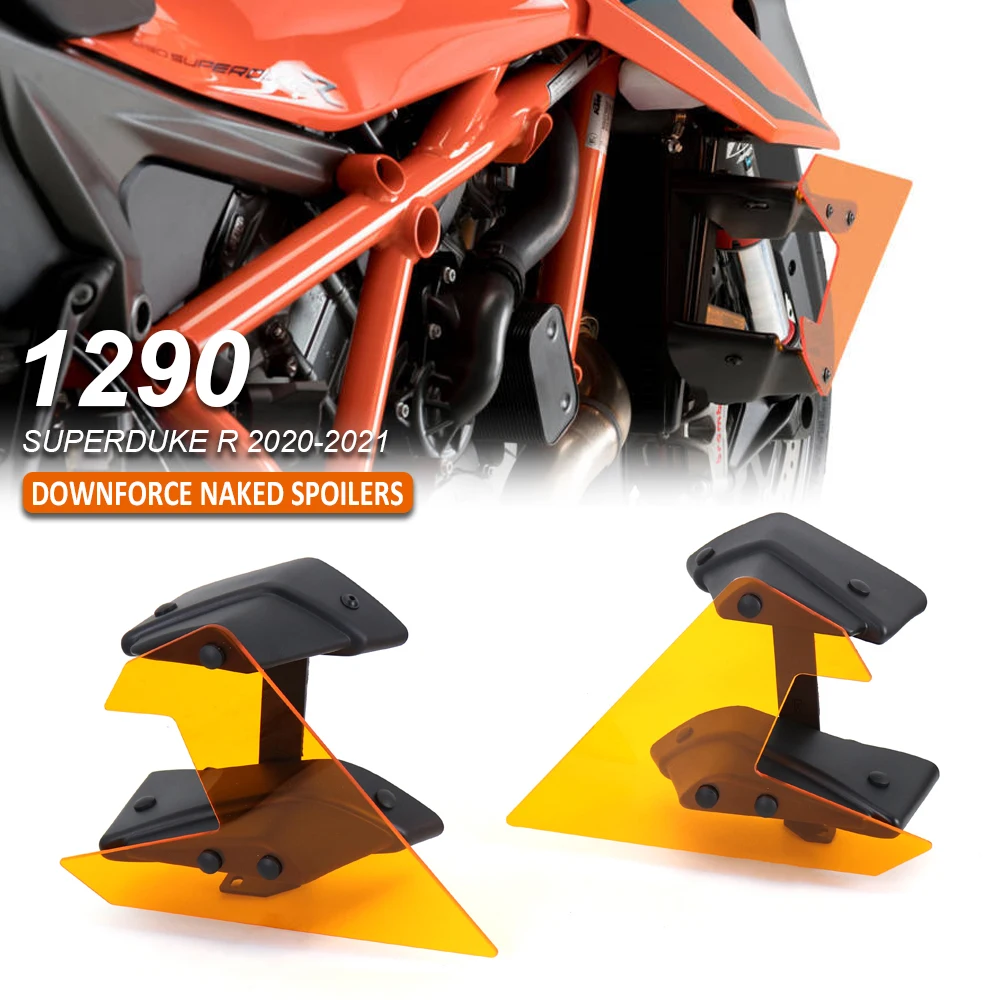 

NEW For 1290 SUPERDUKE R 2020 2021 Motorcycle Parts Side Downforce Naked Spoilers Fixed Winglet Fairing Wing Deflectors Panel