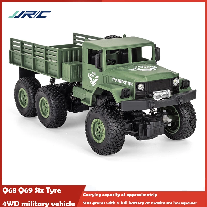 Радиоуправляемый автомобиль 1:18 грузовик 2.4G 4WD Военный Внедорожный пульт