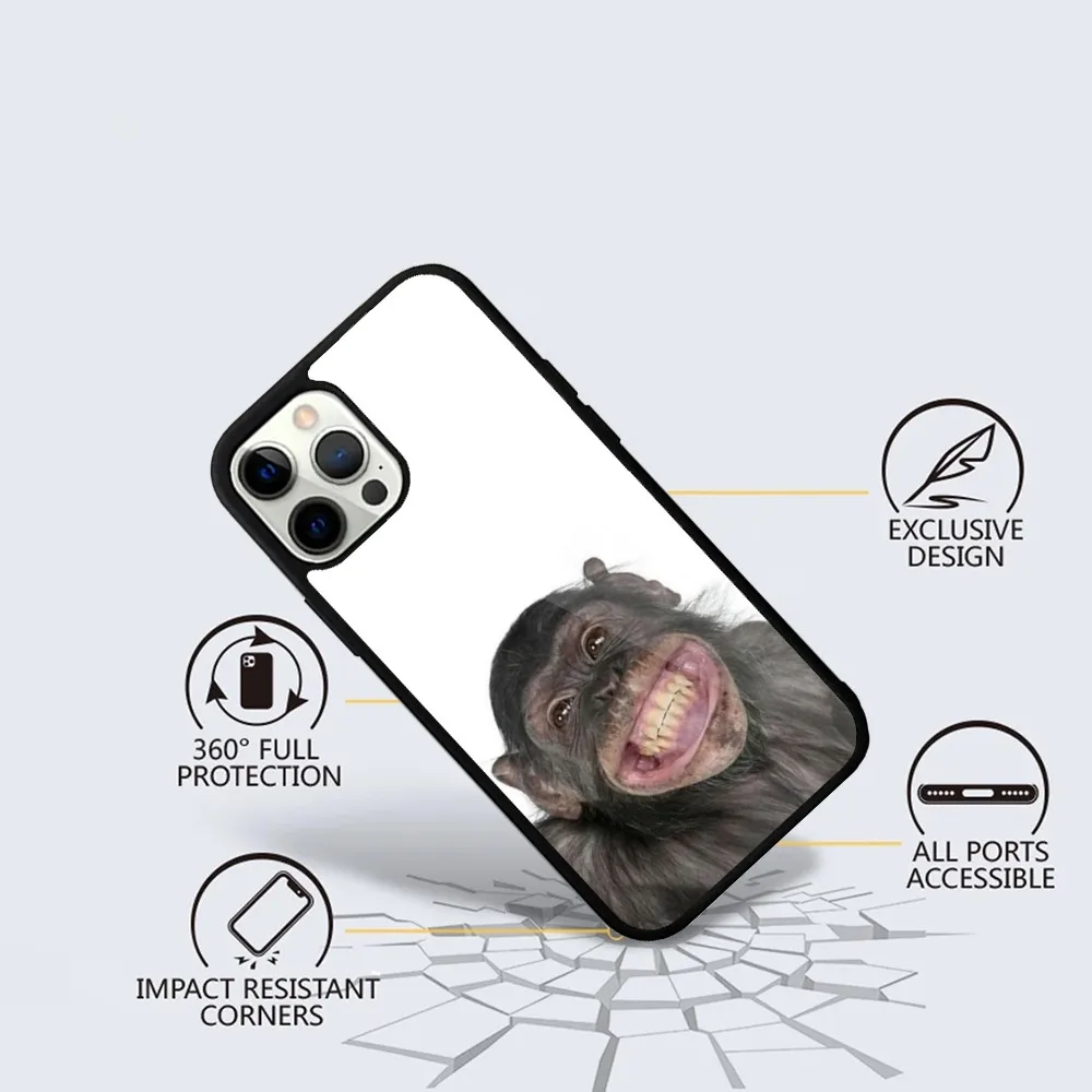 Чехол для телефона Monkey Sipping Caprisun Meme iPhone 15 14 13 12 11 Plus Pro Max Mini Magsafe с магнитной