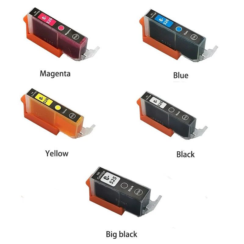 PGI525 CLI526 PGI 525 CLI 526 чернильные картриджи для принтера Canon Pixma iP4850 ix6550 MG5150 MG5250 MG6150 MG8150