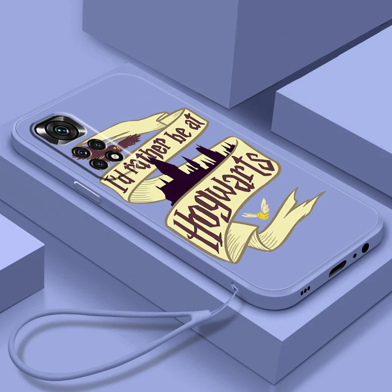 

Magic Map P-potters Phone Case For Redmi Note 12 11T 11S 11E 10S 10T 10 9T Pro Plus Liquid Rope Funda Cover