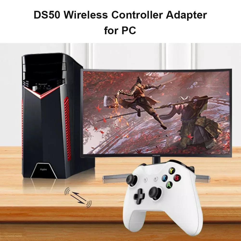 DS50 конвертер геймпада приемник для PS5 PS4 PS3 Xbox NS Pro Bluetooth-совместимый контроллер