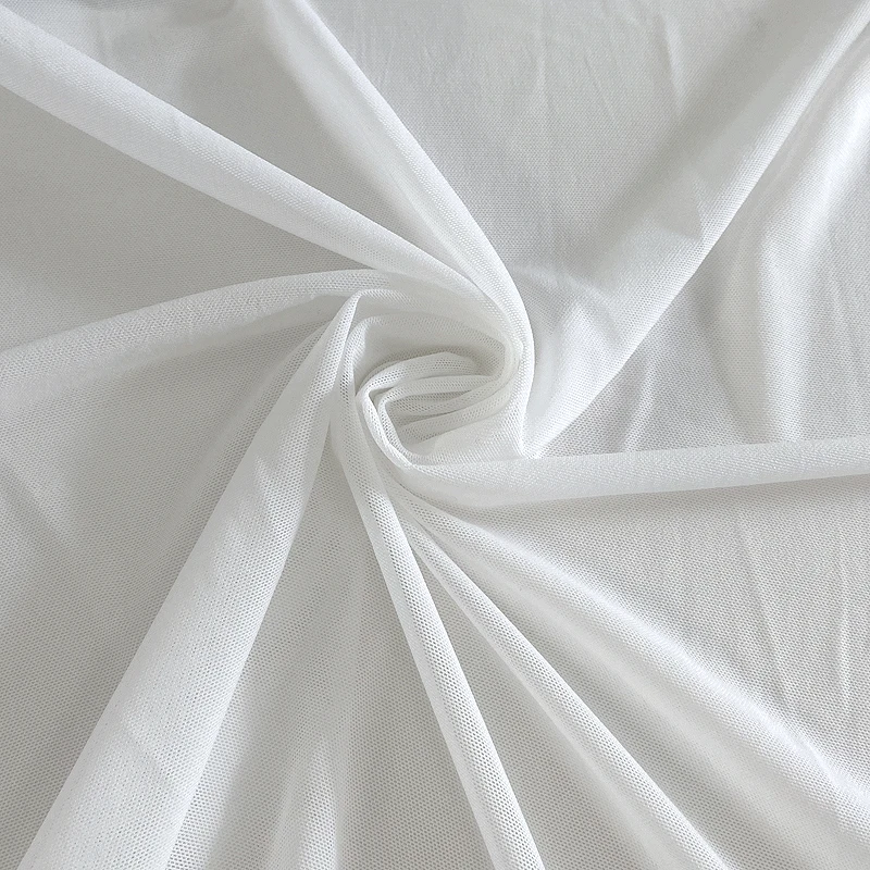 4-хсторонняя эластичная сетчатая ткань для шитья - супер мягкое драпирование, высокая эластичность, материал спандекса и нейлона. Продается по метрам.