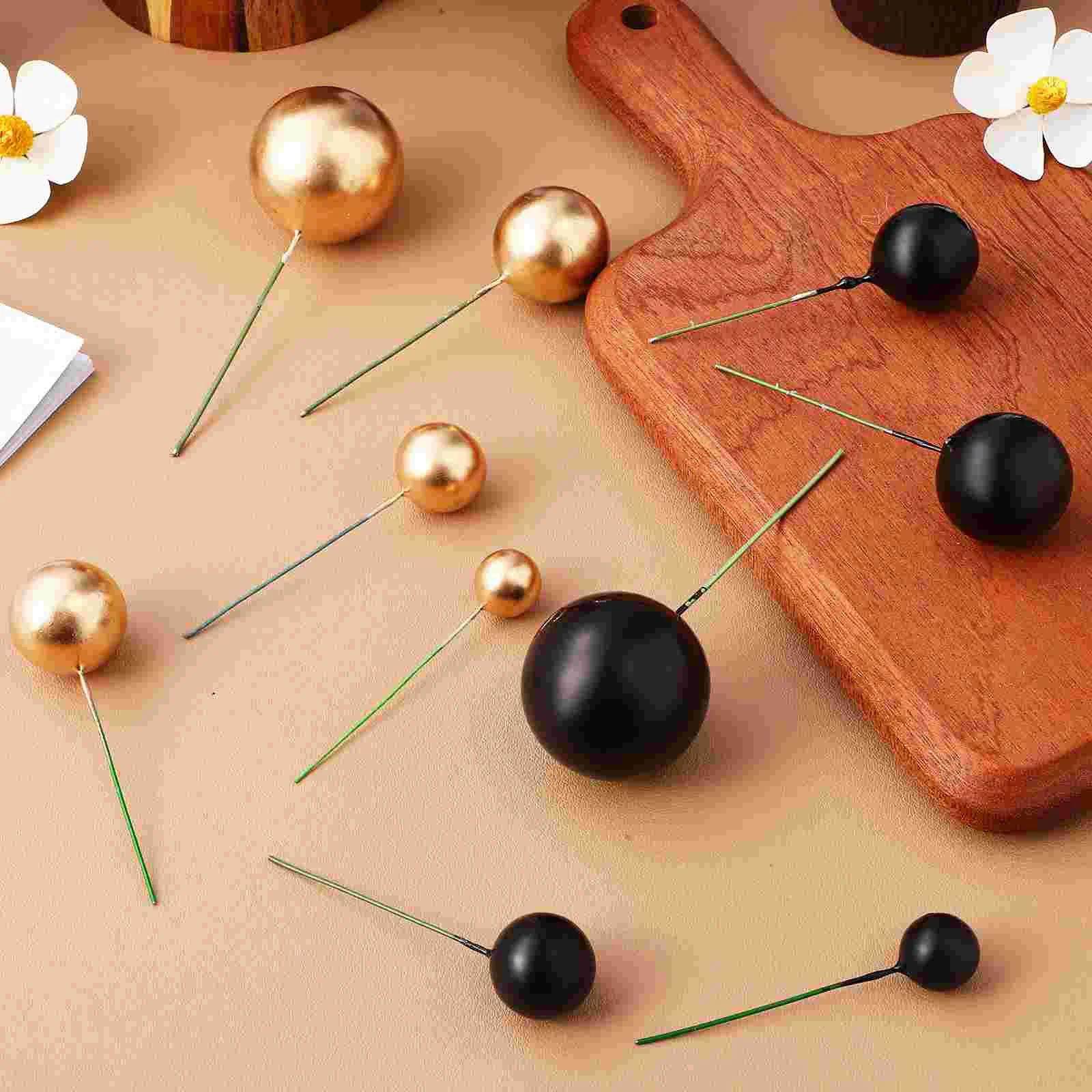 30 шт. золотой шар смешанные и серебряные декоративные вставки мисс вечерние торт