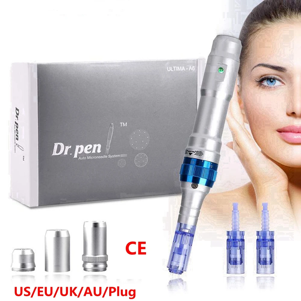 

Electric Dr. Pen A6 Permanente Microblading Tattoo Needles Makeup Machine Eyebrows Eyeliner Lips Micro Needling Tool One Battery