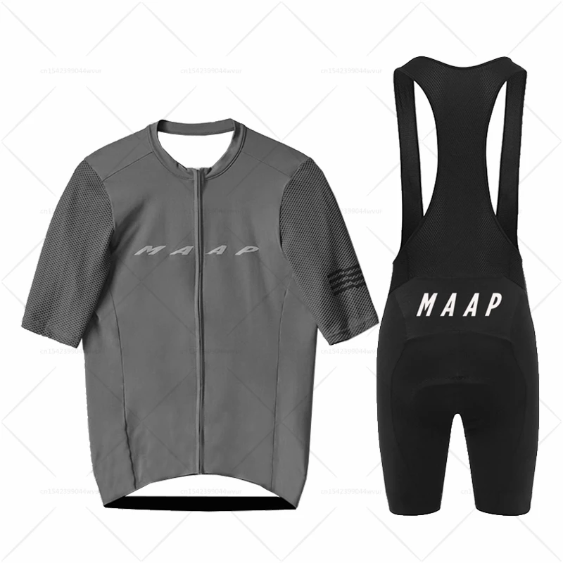 

Комплект одежды MAAP из Джерси с коротким рукавом, одежда для горного велосипеда, летняя одежда для езды на велосипеде, триатлоновый комплект ...