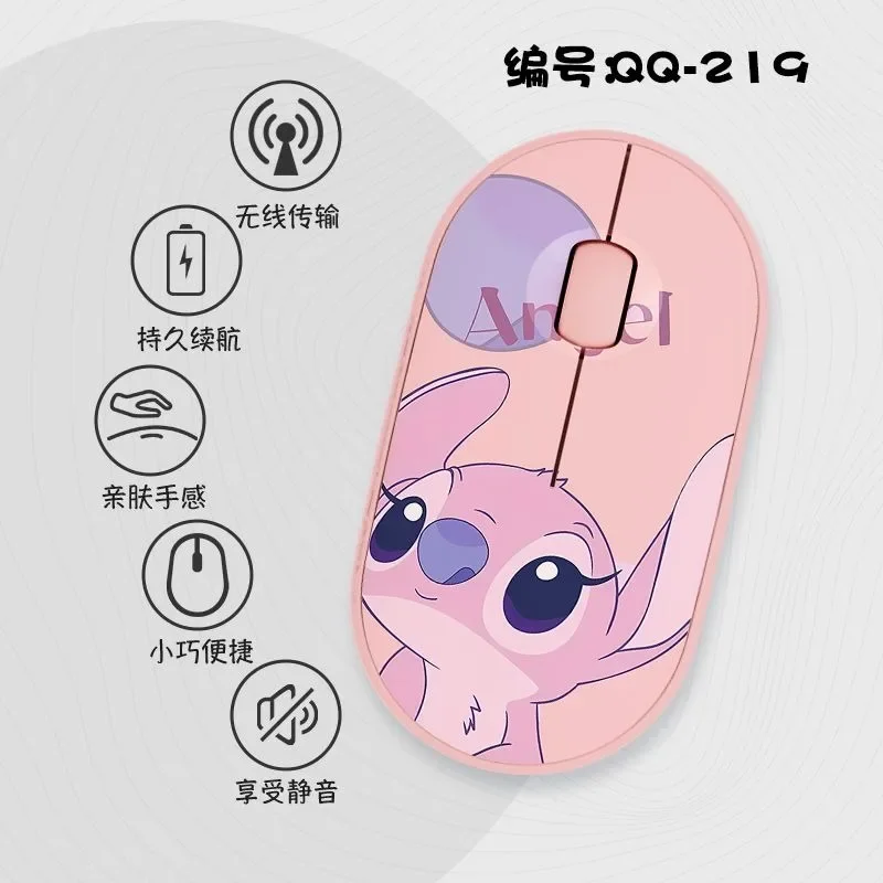 Тонкая и Компактная Беспроводная мышь Lilo &amp Stitch с Bluetooth 5 0 портативная Бесшумная