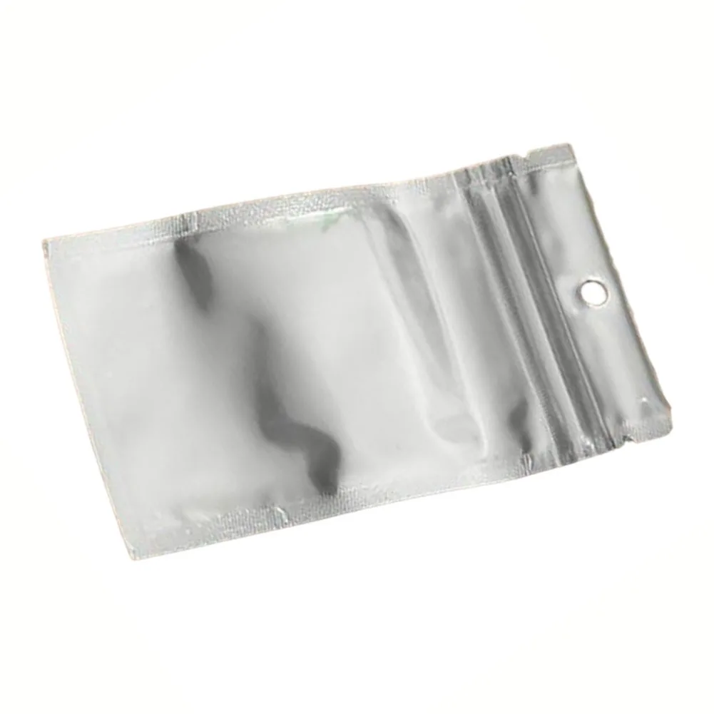 

Transparent Stand Up Pouch Resealable Foil Bags Secure Zip Seal Keep Your Food Fresh and Organized Set of 50