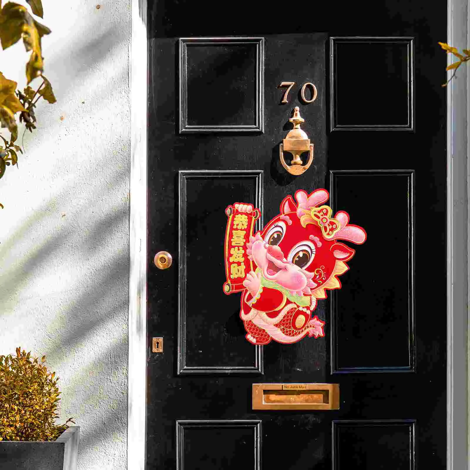 

Spring Festival Door Decals Chinese New Year Spring Festival Party Decoration Year Of Dragon Window Door Stickers