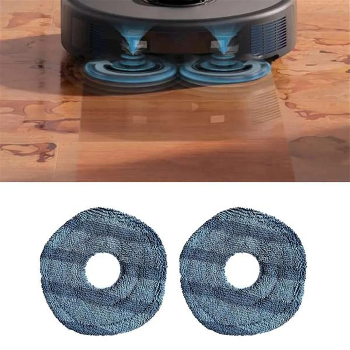 9 шт. сменные моющиеся тряпки для швабры Eufy X10 Pro Omni и X9 детали швабр-пылесосов