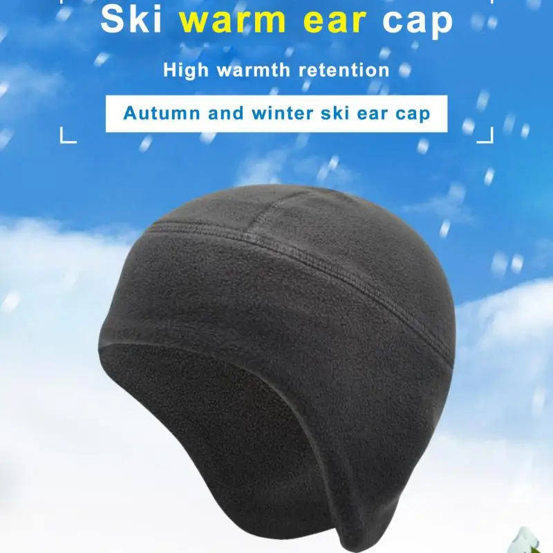 

2022 теплая шапка зимняя шапка для верховой езды Защитная шапка на шлеме теплая спортивная шапка унисекс шапка для бега лыж мотоцикла верхово...