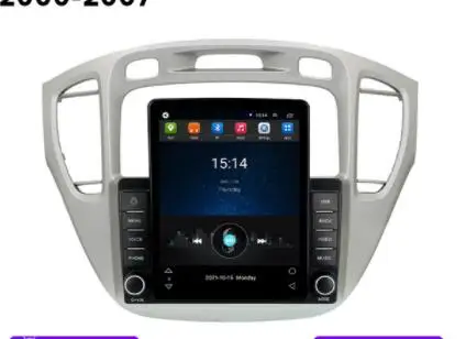 

9.7" octa core tesla style vertical screen Android 10 Car GPS Stereo Multimedia for Toyota Highlander Kluger 2001-2007