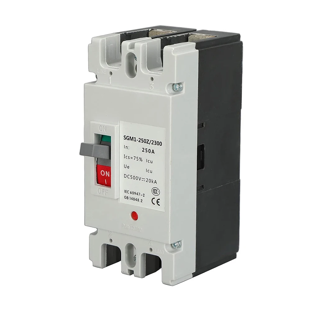 

Compact DC Circuit Breaker 250A Efficient Protection Against Short Circuit and Overload Ideal for Solar Battery Systems