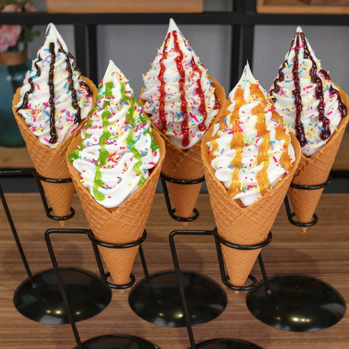 Искусственные фруктовые торты десерт поддельная еда хлеб имитация модели торта