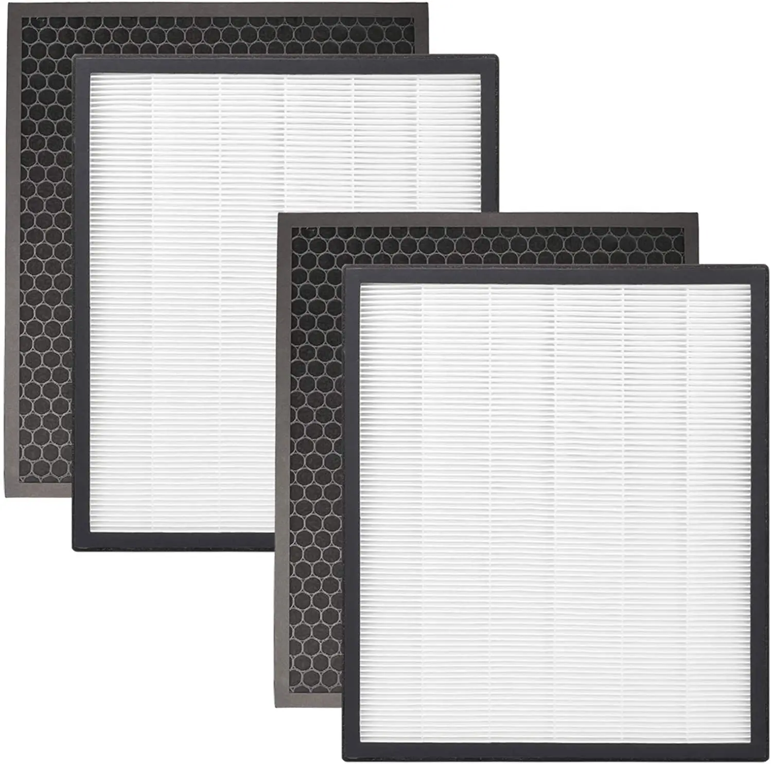 4 шт. (Hepa + Carbon )LV-PUR131 Сменный фильтр совместимый с LEVOIT LV-PUR131 LV-PUR131S-RF Air Purifier |