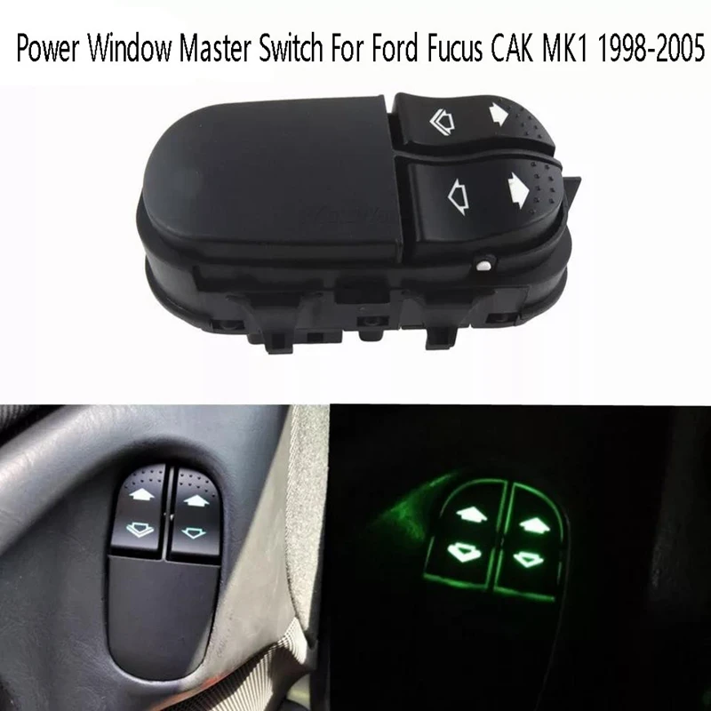 Переключатель управления левой передней дверью и окном для Ford Fucus CAK MK1 1998-2005