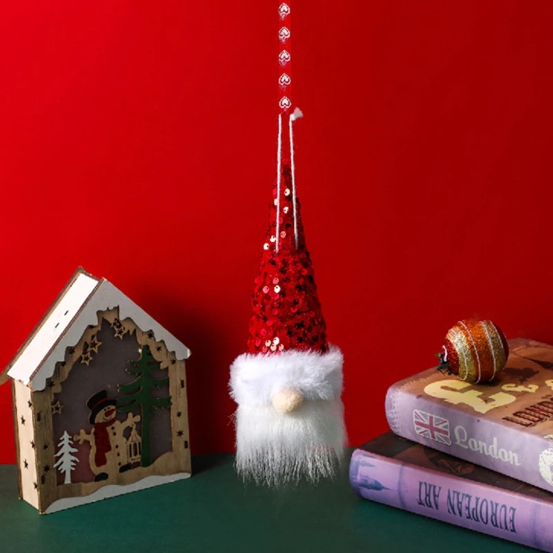 Рождественский подвесной гном плюшевый аксессуар для куклы рождественского