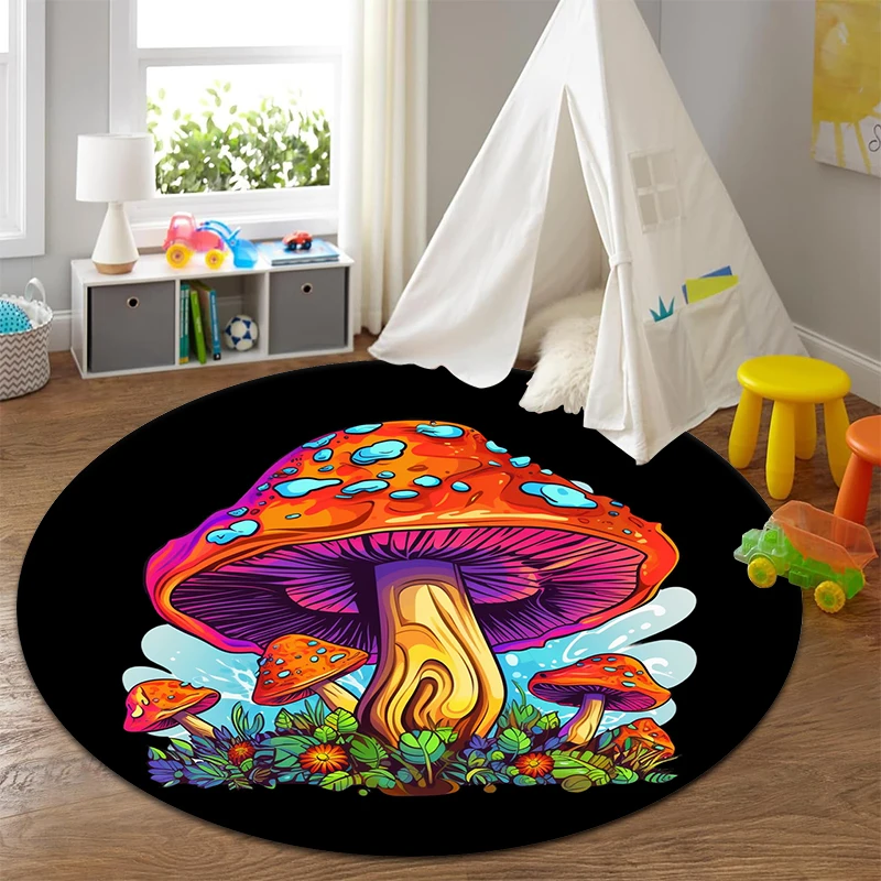 Красочный фетровый коврик с 3D-принтом: противоскользящий устойчивый к