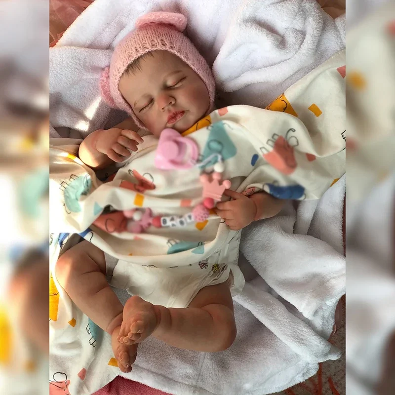 Кукла для новорожденных ручной работы Реалистичная Спящая кукла-реборн Loulou